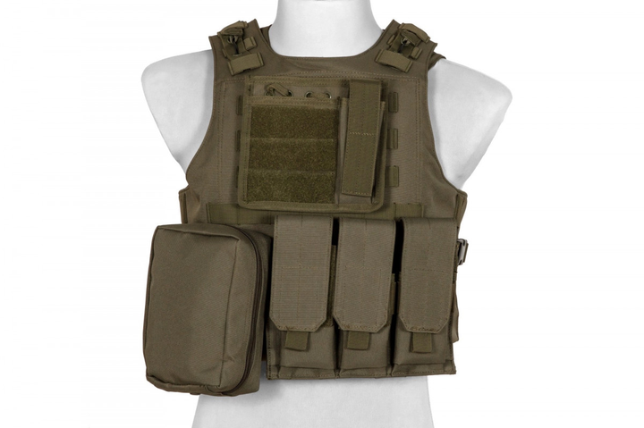 Плитоноска GFC Tactical FSBE Tactical Vest Olive - зображення 2