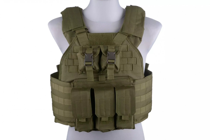 Розвантажувальний жилет GFC Plate Carrier Tactical Vest Olive Drab - зображення 2