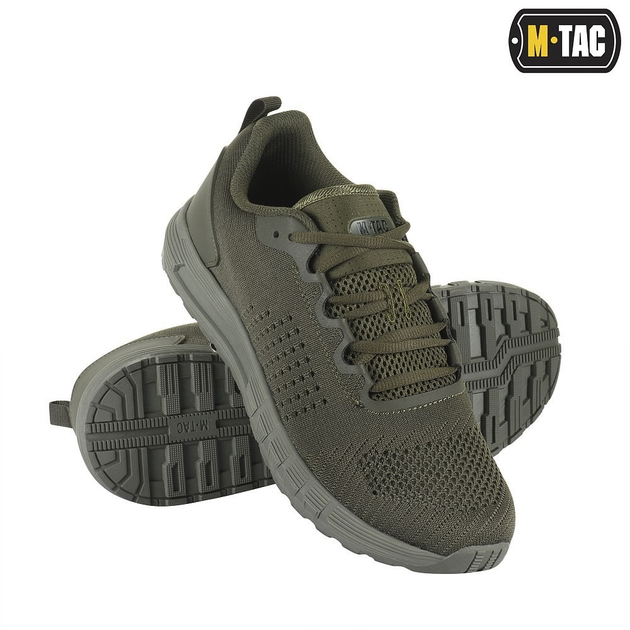 Кросівки чоловічі взуття на літо з сіткою M-Tac olive 40 - зображення 2