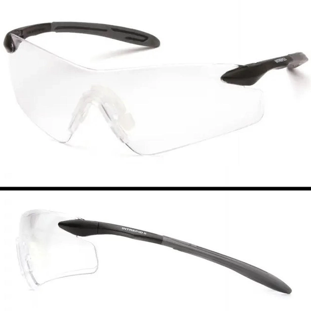 Захисні тактичні окуляри Pyramex балістичні стрілецькі окуляри прозорі Intrepid-II (clear) (2ИНТ2-10) - зображення 1