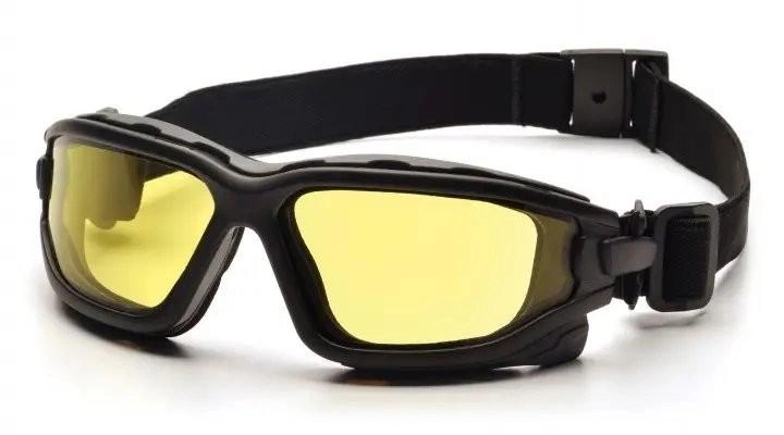 Захисні тактичні окуляри Pyramex балістичні стрілецькі окуляри маска із ущільнювачем i-Force XL (Anti-Fog) (amber) жовті (2АИФО-XL30) - зображення 2