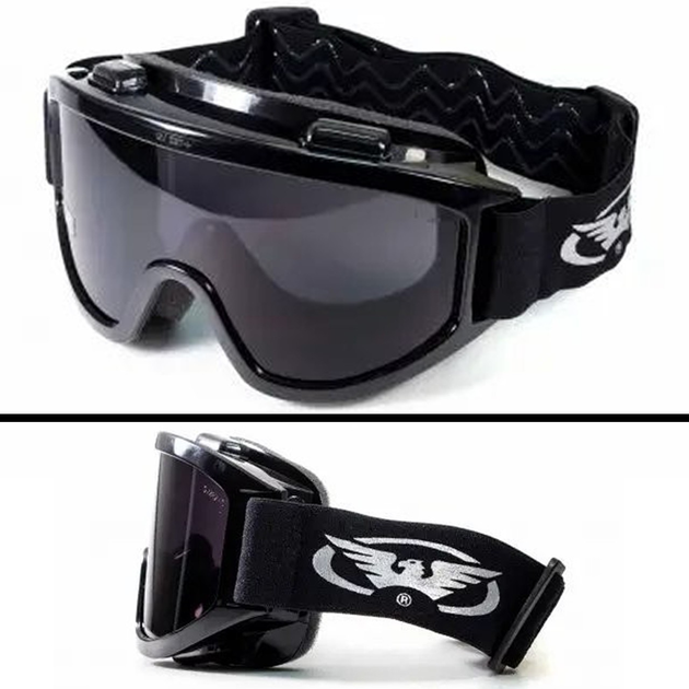 Захисні тактичні окуляри Global Vision стрілкові окуляри маска зі змінними лінзами Wind-Shield Kit Anti-Fog - зображення 1
