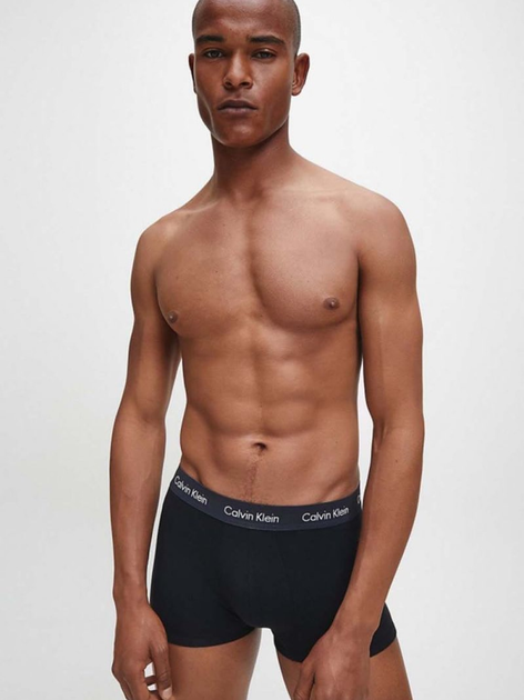 Набір трусів шорти Calvin Klein Underwear 3P Low Rise Trunk 0000U2664G-XWB M 3 шт Чорний (8719114322466) - зображення 2