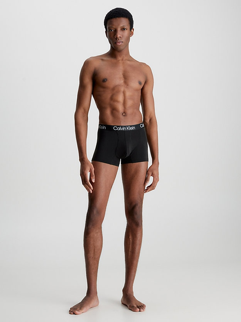 Zestaw majtek męskich typu bokserki Calvin Klein Underwear Trunk 3 szt 000NB2970A-UW5 XL 3 szt Czarny/Biały/Szary (8719854639701) - obraz 4