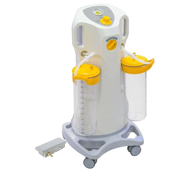 Отсасыватель хирургический Uzumcu Novela Extractor с педалью, с пластиковыми банками 2х3л - изображение 1