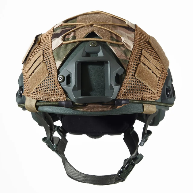 Каска шолом тактичний захист | Кавер Мультикам "FAST NIJ IIIA" балістичний шолом кевларовий Хакі - зображення 2