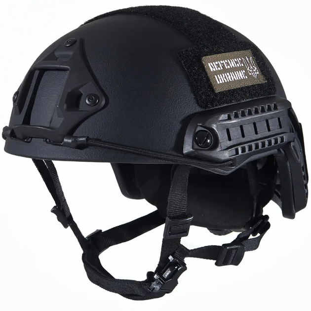 Каска шлем тактический защита FAST NIJ IIIA баллистический кевларовый Чёрный - изображение 1