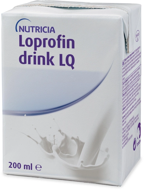 Пищевой продукт для специальных медицинских целей Loprofin Low Protein Drink Liquid Жидкий напиток с низким содержанием белка 200 мл (4820226167303) - изображение 1