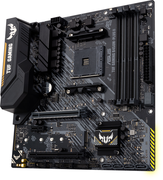 Материнская плата Asus TUF Gaming B450M-Plus II (sAM4, AMD B450, PCI-Ex16) - изображение 3