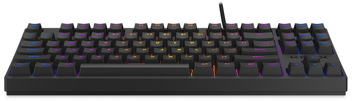 Клавіатура дротова Krux Atax PRO RGB TKL Outemu Brown USB Black (KRX0039) - зображення 3