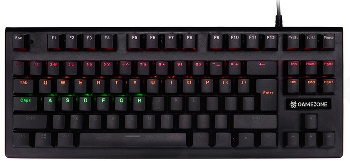 Klawiatura przewodowa Tracer Gamezone Stinger 87 USB Czarna (TRAKLA46221) - obraz 4