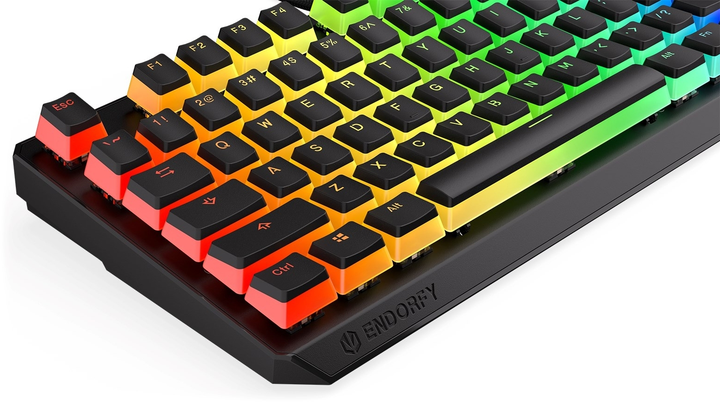 Клавіатура дротова Endorfy Thock TKL Pud Kailh Brown USB Black (EY5A005) - зображення 5