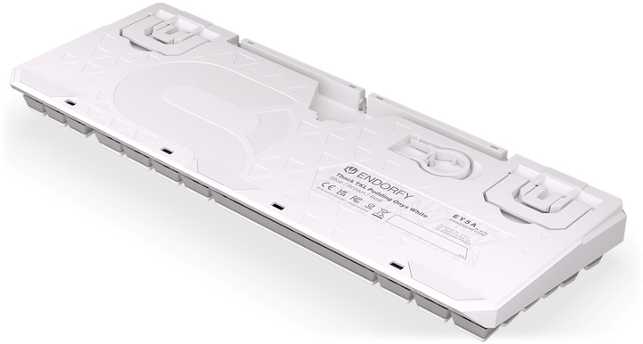 Klawiatura przewodowa Endorfy Thock TKL Pud Kailh Red USB Onyx White (EY5A009) - obraz 13