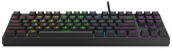 Klawiatura przewodowa Krux Atax RGB Outemu Blue USB Czarna (KRX0042) - obraz 3