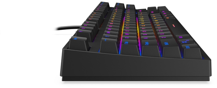 Klawiatura przewodowa Krux Atax PRO RGB TKL Outemu czerwona USB czarna (KRX0040) - obraz 6