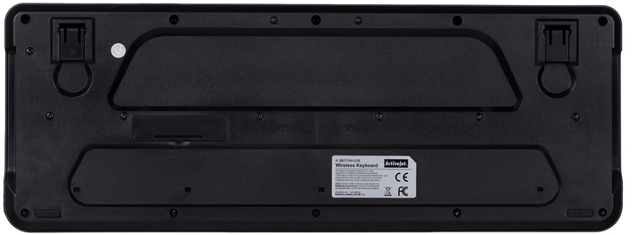 Klawiatura bezprzewodowa Activejet K-3807SW USB/bezprzewodowa Czarna - obraz 4