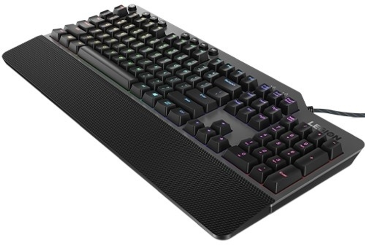 Клавіатура дротова Lenovo Legion K500 USB Gray/Black (GY40T26478) - зображення 5