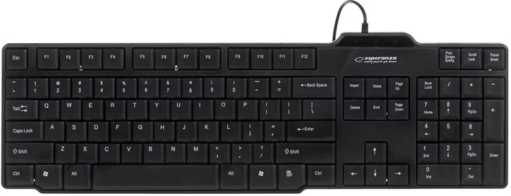 Клавіатура дротова Esperanza Buffalo USB Black (EK116) - зображення 1