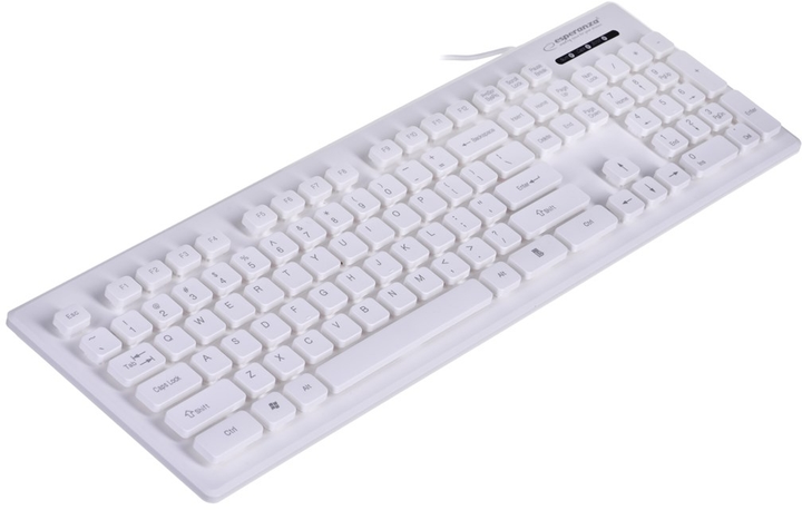 Клавіатура дротова Esperanza Singapore USB White (EK130W) - зображення 2
