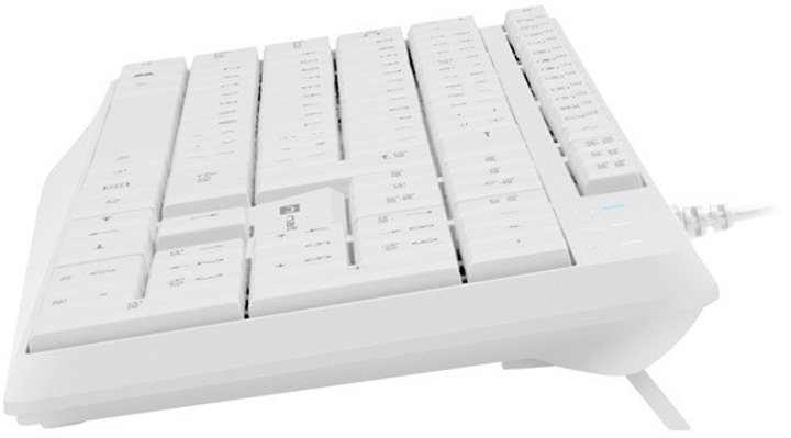 Клавіатура дротова Natec Nautilus US slim USB White (NKL-1951) - зображення 3