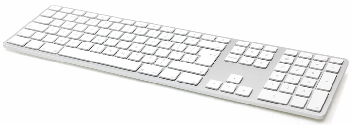 Klawiatura przewodowa Matias Mac Silver USB Grey (FK316S-UK) - obraz 2