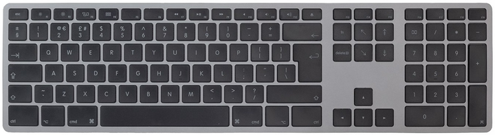 Klawiatura przewodowa Matias Mac Space USB Szara (FK316B-UK) - obraz 1
