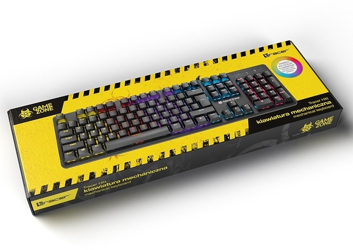 Klawiatura przewodowa Tracer Gamezone HITT USB Czarna (TRAKLA46780) - obraz 4