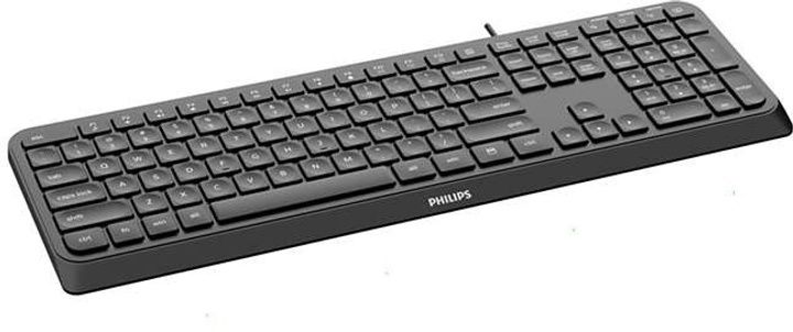 Klawiatura przewodowa Philips SPK6207B USB Czarna (SPK6207B/00) - obraz 2