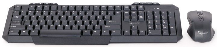 Zestaw bezprzewodowy Gembird KBS-WM-02 Wireless Czarny (KBS-WM-02) - obraz 3