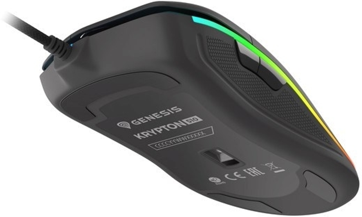 Миша Natec Krypton 510 USB RGB Black (NMG-1640) - зображення 8