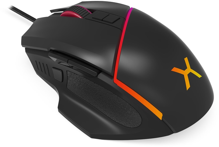 Mysz Krux Fuze USB RGB Czarna (KRX0062) - obraz 3