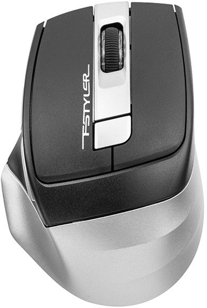 Миша A4Tech Fstyler FB35 Wireless/Bluetooth Gray (A4TMYS46717) - зображення 1
