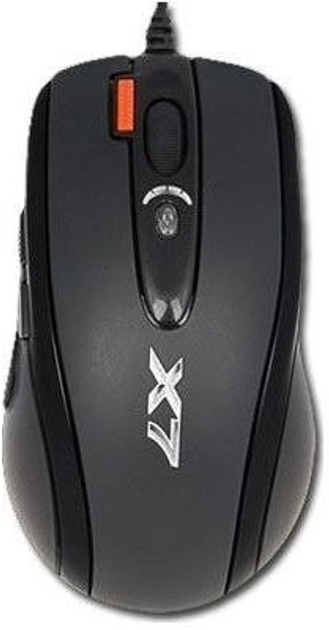Mysz A4Tech Evo XGame Laser Oscar XL-750BK ExtraF USB Czarna (A4TMYS33970) - obraz 1