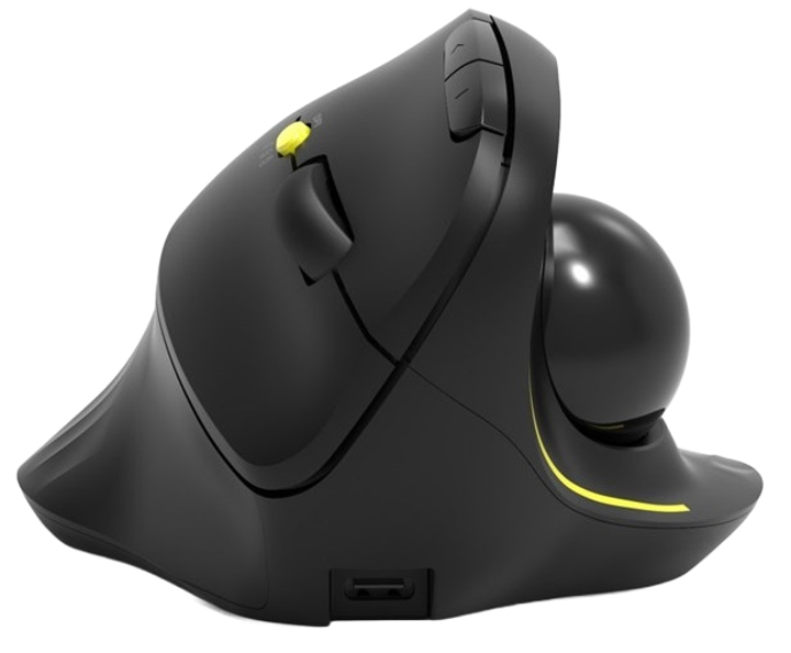 Mysz PORT Designs 900719 Trackball Wireless/Bluetooth Black (900719) - obraz 3