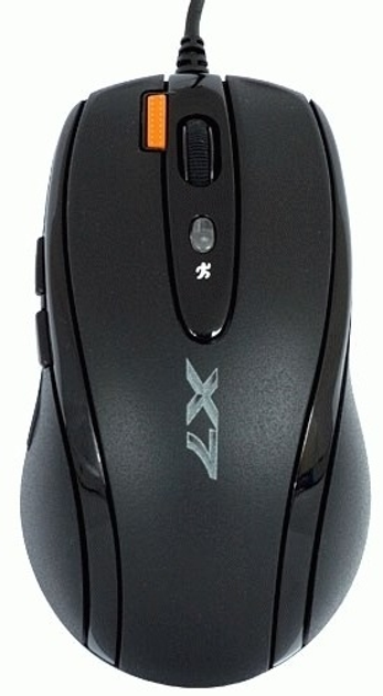 Mysz A4Tech XGame Opto Oscar X710 USB Czarna (A4TMYS27923) - obraz 1