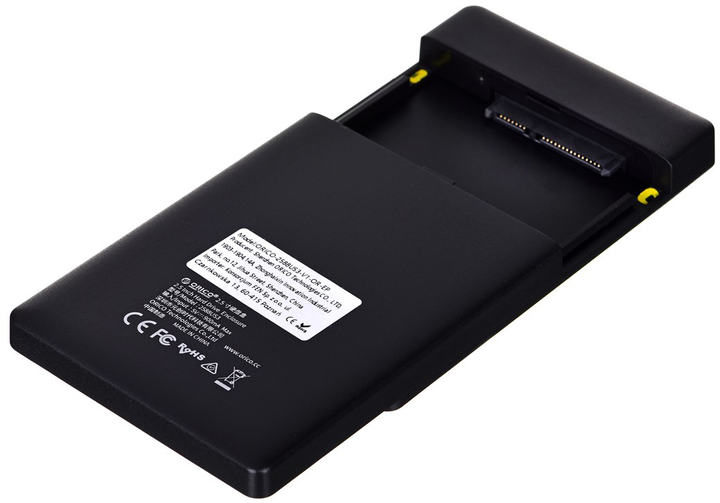 Kieszeń zewnętrzna Orico 2.5" OBUDOWA HDD/SSD USB-A 3.0 ALU Żółta (2588US3-V1-OR-EP) - obraz 3