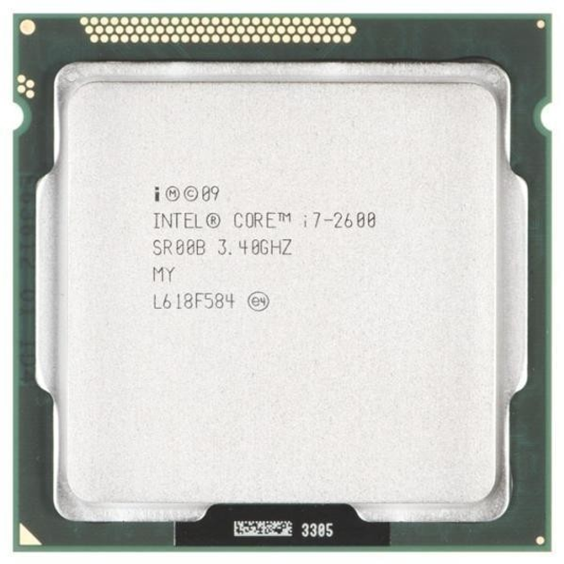 Процессор Intel Core i7-2600 | 3.4-3.8 GHz | 4яд. 8пот. | S1155 | SR00B ...