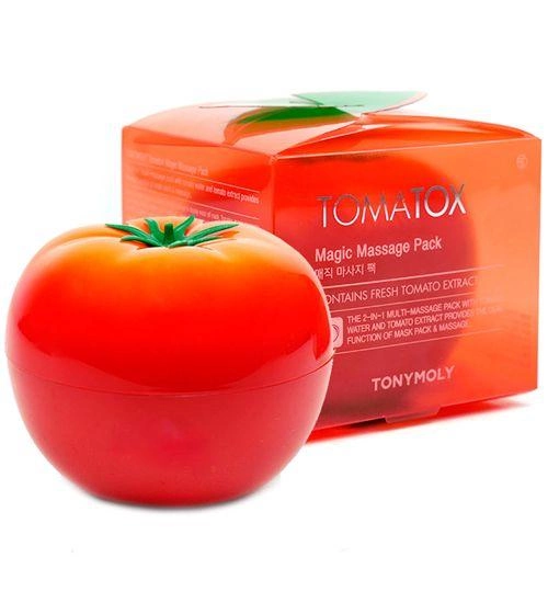 Осветляющая томатная маска Tony Moly Tomatox Magic White Massage Pack (8806194045184) 
