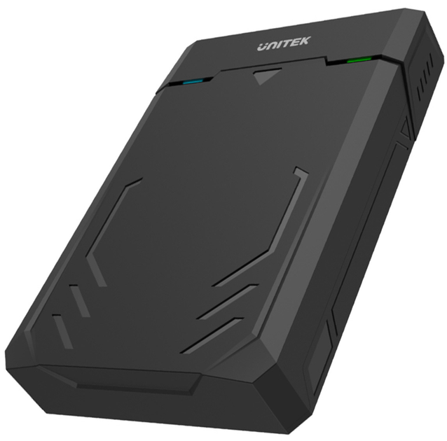 Зовнішня кишеня Unitek Y-3035 storage drive enclosure HDD/SSD enclosure Black 2.5/3.5" (Y-3035) - зображення 2