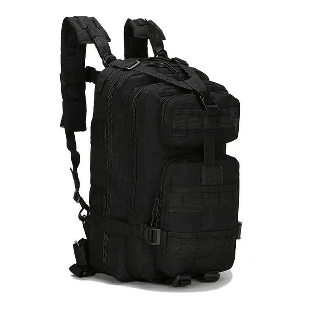 Тактичний штурмовий рюкзак Armour Tactical М25 Oxford 600D (з системою MOLLE) 25 літрів Чорний T410 - зображення 2