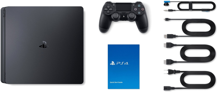 Sony PlayStation 4 Slim 500GB Black (711719407775) – фото
