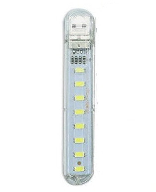 USB світлодіодний книжковий ліхтар (8 світлодіода, білий) – фото ...