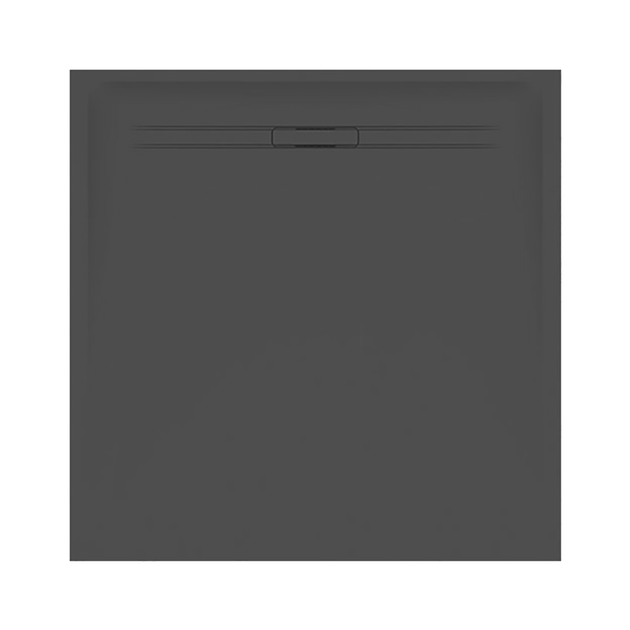 Душевой поддон Geberit Sestra 80 х 80 х h4 см, графит/структурированный 550.292.00.2 - изображение 1