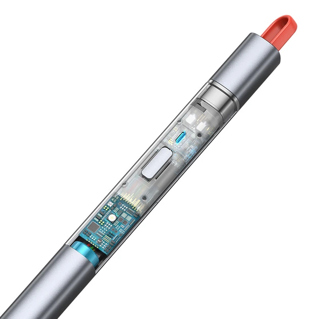 Стилус для iPad планшета BASEUS Square Line Capacitive Stylus pen. Grey - Фото 5 Стилус для iPad планшета BASEUS Square Line Capacitive Stylus pen. Grey - изображение 5
