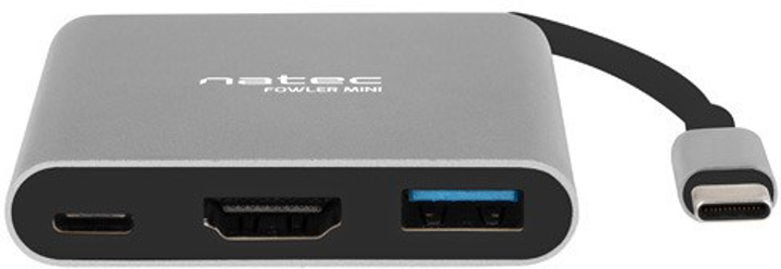 USB-C хаб NATEC Fowler Mini HDMI+USB Type-A+USB Type-C (NMP-1607) - зображення 2