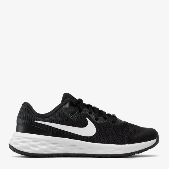 Кроссовки детские Nike Revolution 6 Nn (Gs) DD1096-003 39 (6.5Y) Black/White-Dk Smoke Grey (0195244180608) 