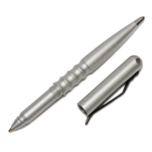 Тактична Ручка Tactical Pen "Cold steel" зі Склорізом Сіра - зображення 2