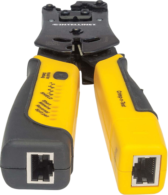 Інструмент для обтискача Intellinet Intellinet RJ45/RJ11/RJ12/RJ22, з тестером (766623780124) - зображення 3