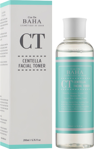 Відновлювальний тонер для обличчя Cos De BAHA CT Centella Facial Toner ...