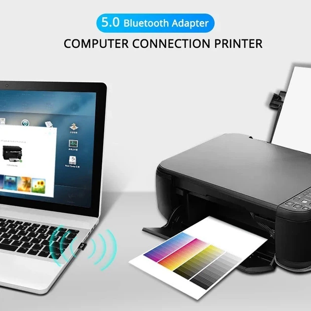 Міні Bluetooth-адаптер 5.0 для комп'ютера чи ноутбука - Фото 5 Міні Bluetooth-адаптер 5.0 для комп'ютера чи ноутбука - зображення 5